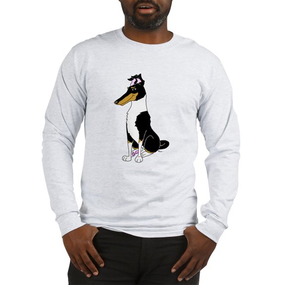 CafePress - Smooth Tricolor Collie Long Sleeve T Shirt - Unisex Cotton Long Sleeve T-Shirt