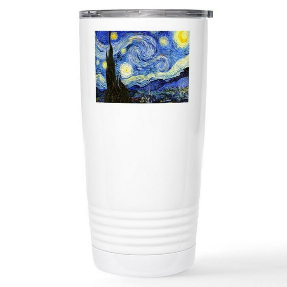 CafePress - Smposter VG Starry Stainless Steel Travel Mug - Insulated Stainless Steel Travel Tumbler 20 oz.