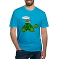thumbnail image 1 of CafePress - Snail On Turtle T Shirt - Men's Fitted T-Shirt, 1 of 4