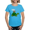 thumbnail image 1 of CafePress - Snail On Turtle T Shirt - Women's Traditional Fit Dark T-Shirt, 1 of 4