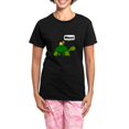 thumbnail image 1 of CafePress - Snail Turtle Ride Pajamas - Women's Short Sleeve Print T-Shirt and Pants Dark Cotton Pajama Set, 1 of 7