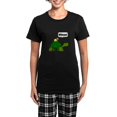 thumbnail image 1 of CafePress - Snail Turtle Ride Pajamas - Women's Short Sleeve Print T-Shirt and Pants Dark Cotton Pajama Set, 1 of 7