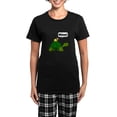 thumbnail image 1 of CafePress - Snail Turtle Ride Pajamas - Women's Short Sleeve Print T-Shirt and Pants Dark Cotton Pajama Set, 1 of 7