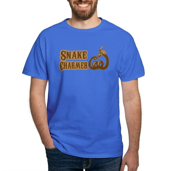 CafePress - Snake Charmer Dark T Shirt - Men's Classic Graphic Cotton T-Shirt