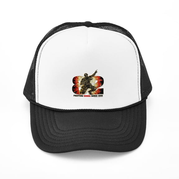 CafePress - Snake Eyes - Adjustable Unisex Printed Trucker Hat with Mesh Back