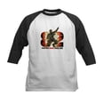 thumbnail image 1 of CafePress - Snake Eyes Baseball Jersey - Kids Cotton Baseball Jersey, 3/4 Sleeve Shirt, 1 of 4