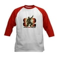 thumbnail image 1 of CafePress - Snake Eyes Baseball Jersey - Kids Cotton Baseball Jersey, 3/4 Sleeve Shirt, 1 of 4