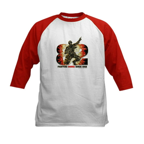 CafePress - Snake Eyes Baseball Jersey - Kids Cotton Baseball Jersey, 3/4 Sleeve Shirt