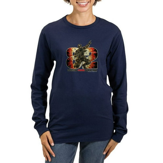 CafePress - Snake Eyes Long Sleeve T Shirt - Women's Long Sleeve Graphic Tee Casual Fit