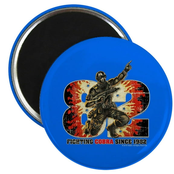 CafePress - Snake Eyes Magnets - 2.25" Round Magnet, Refrigerator Magnet, Button Magnet Style