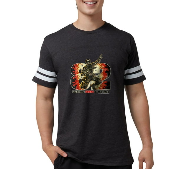 CafePress - Snake Eyes T Shirt - Mens Football Shirt
