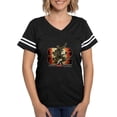 thumbnail image 1 of CafePress - Snake Eyes T Shirt - Womens Football Shirt, 1 of 4