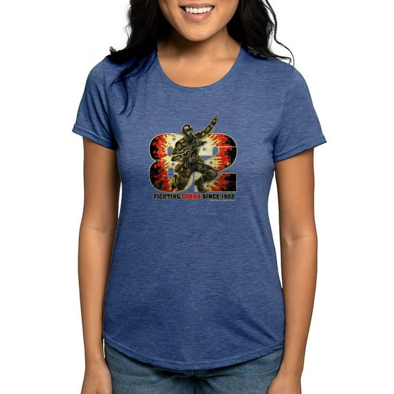 CafePress - Snake Eyes T Shirt - Womens Tri-blend T-Shirt