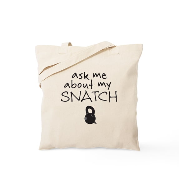 CafePress - Snatch (Kettlebell) Tote Bag - Unisex Canvas Tote Bag, Beige, 1-Piece