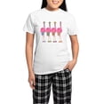 thumbnail image 1 of CafePress - Snazzy Flamingos Pajamas - Women's Short Sleeve Print T-Shirt and Pants Light Cotton Pajama Set, 1 of 7
