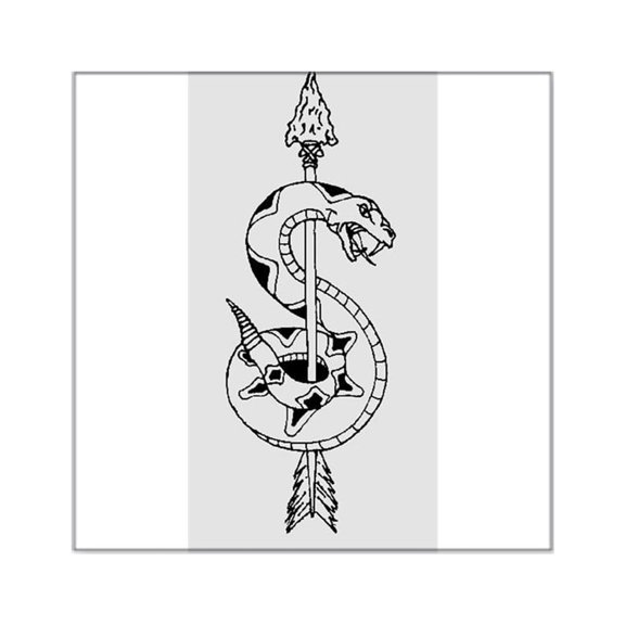 CafePress - Sniper Logo Square Sticker 3 X 3 - Square Sticker 3" x 3"
