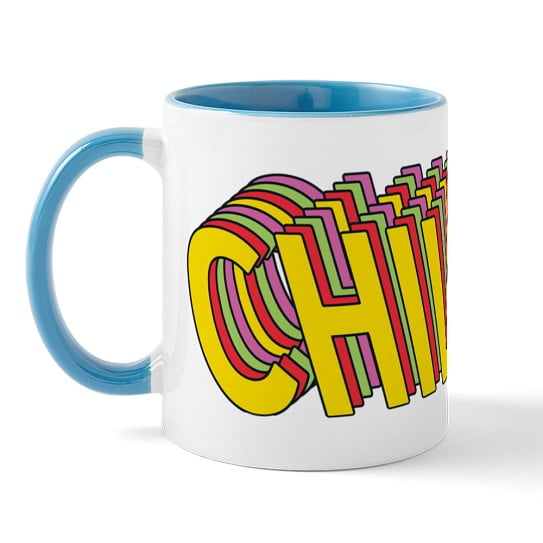 CafePress - Snoopy CHILL 11 Oz Ceramic Mug - 11 oz Ceramic Mug - Novelty Coffee Tea Cup