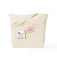 thumbnail image 1 of CafePress - Snoopy Dandelion - Unisex Canvas Tote Bag, Beige, 1-Piece, 1 of 7