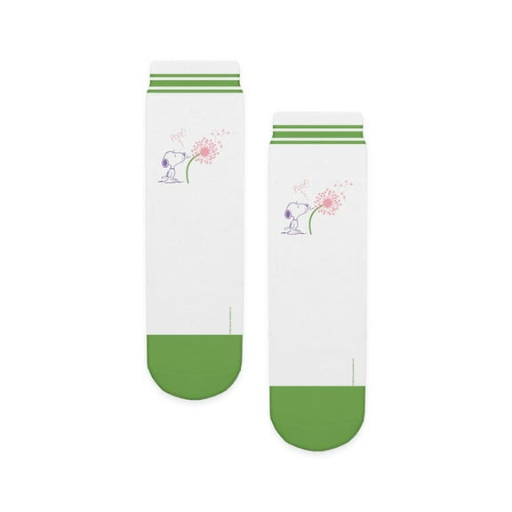 CafePress - Snoopy Dandelion - Unisex Novelty Printed Crew Kids Socks