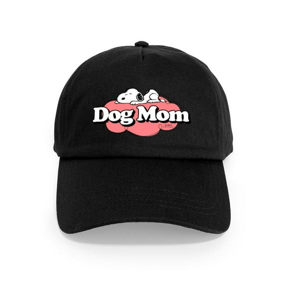 CafePress - Snoopy Dog Mom - Adjustable 100% Brushed Unisex Casual Cotton Baseball Cap, Beige, 1