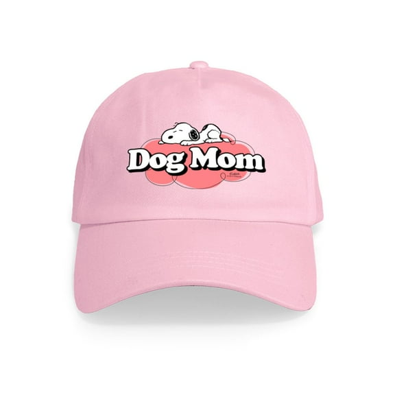 CafePress - Snoopy Dog Mom - Adjustable 100% Brushed Unisex Casual Cotton Baseball Cap, Beige, 1