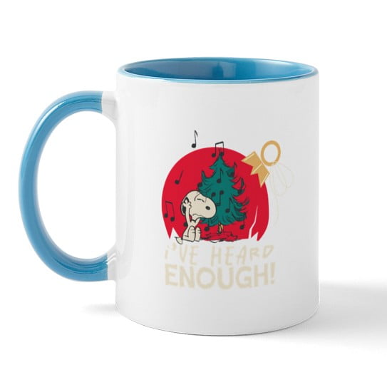CafePress - Snoopy I've Heard Enough! 11 Oz Ceramic Mug - 11 oz Ceramic Mug - Novelty Coffee Tea Cup