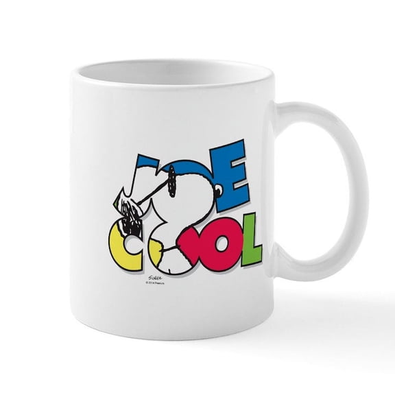 CafePress - Snoopy Joe Cool Mug - 11 oz Ceramic Mug - Novelty Coffee Tea Cup