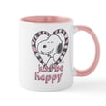 thumbnail image 1 of CafePress - Snoopy Just Be Happy Mugs - 11 oz Ceramic Mug - Novelty Coffee Tea Cup, 1 of 4