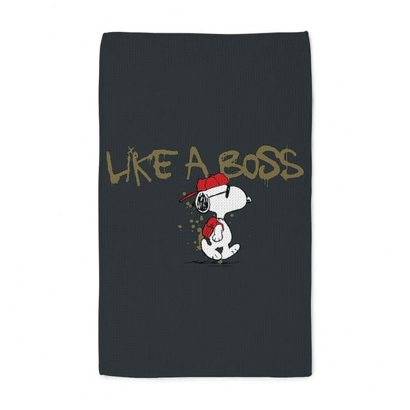 CafePress - Snoopy Like A Boss - Tea Towel