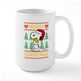 thumbnail image 1 of CafePress - Snoopy Merry - 15 oz Ceramic Large White Novelty Mug, 1 of 6