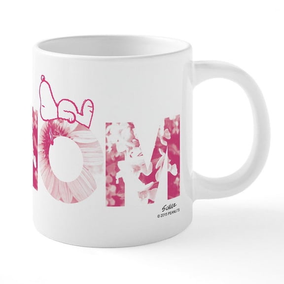 CafePress - Snoopy Mom - 20 Oz White Ceramic Mega Mug