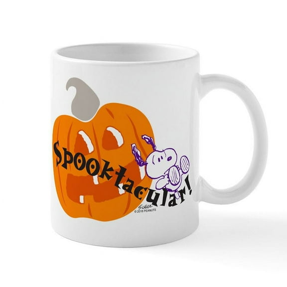 CafePress - Snoopy Spooktacular - 11 oz Ceramic Mug - Novelty Coffee Tea Cup