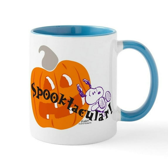 CafePress - Snoopy Spooktacular - 11 oz Ceramic Mug - Novelty Coffee Tea Cup