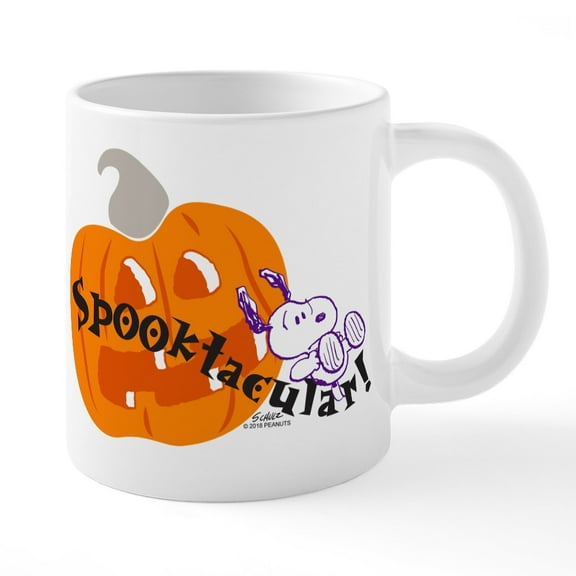 CafePress - Snoopy Spooktacular - 20 Oz White Ceramic Mega Mug