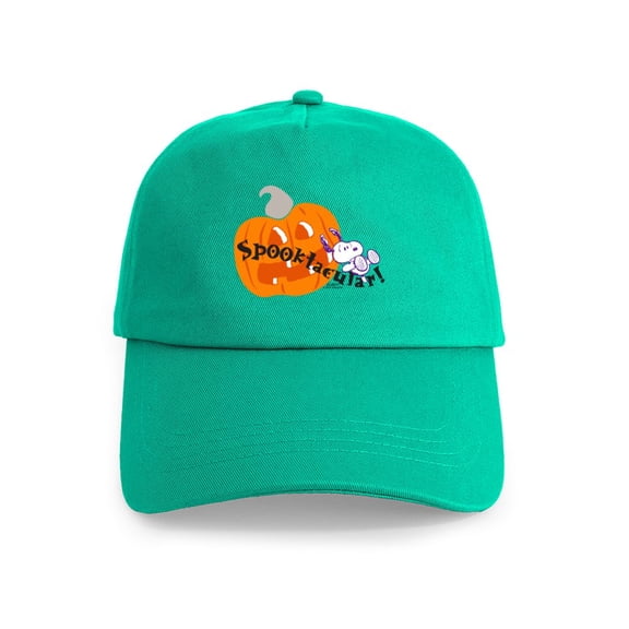 CafePress - Snoopy Spooktacular Cap - Adjustable 100% Brushed Unisex Casual Cotton Baseball Cap, Beige, 1