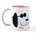 thumbnail image 1 of CafePress - Snoopy Sunglasses Emoji - 11 oz Ceramic Mug - Novelty Coffee Tea Cup, 1 of 3
