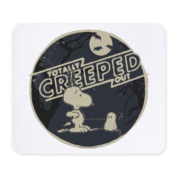 CafePress - Snoopy Totally Creeped Out - Non-slip Rubber Mousepad, Gaming Mouse Pad