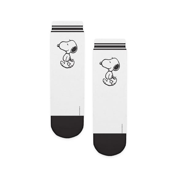 CafePress - Snoopy Walking Left - Unisex Novelty Printed Crew Kids Socks
