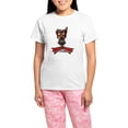thumbnail image 1 of CafePress - Snorkel Yorkie Women's Light Pajamas - Women's Short Sleeve Print T-Shirt and Pants Light Cotton Pajama Set, 1 of 7