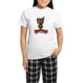 thumbnail image 1 of CafePress - Snorkel Yorkie Women's Light Pajamas - Women's Short Sleeve Print T-Shirt and Pants Light Cotton Pajama Set, 1 of 7