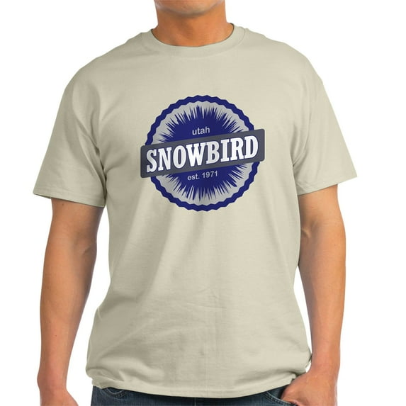 CafePress - Snowbird Ski Resort Utah Blue T Shirt - Men's Classic Graphic T-Shirt