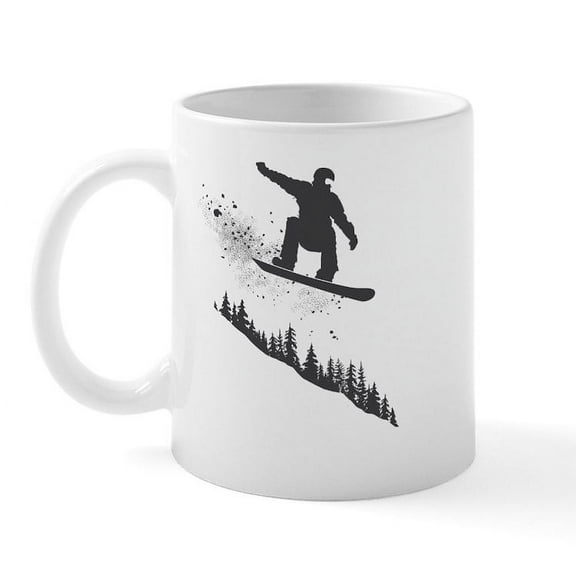CafePress - Snowboarder Mug - 11 oz Ceramic Mug - Novelty Coffee Tea Cup