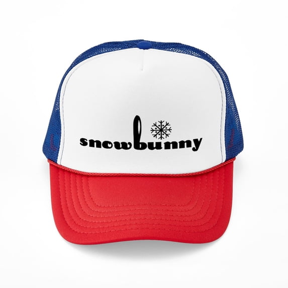 CafePress - Snowbunny - Adjustable Unisex Printed Trucker Hat with Mesh Back