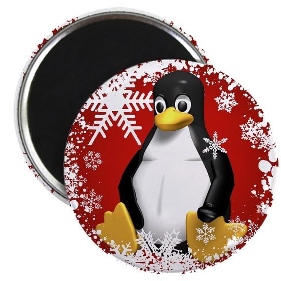 CafePress - Snowflake Windows! Magnet - 2.25" Round Magnet, Refrigerator Magnet, Button Magnet Style