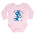 thumbnail image 1 of CafePress - Snowman 1St Birthday Long Sleeve Infant Bodysuit - Long Sleeve Cotton Baby Bodysuit, 1 of 4