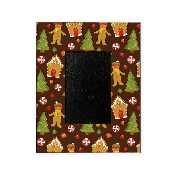 CafePress - Snowman Couple Christmas - Decorative 8x10 Picture Frame
