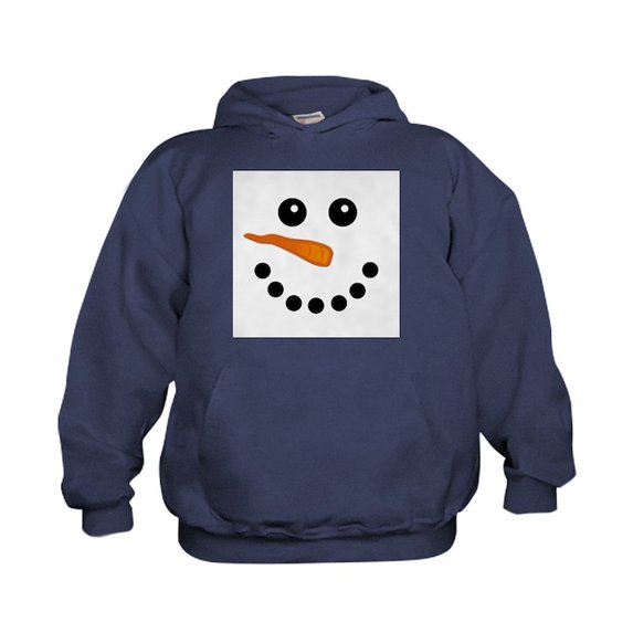 CafePress - Snowman Face Hoodie - Kids Hooded Sweatshirt, Classic Hoodie