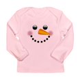 thumbnail image 1 of CafePress - Snowman Face Long Sleeve T Shirt - Long Sleeve Infant T-Shirt, 1 of 2
