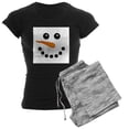 thumbnail image 1 of CafePress - Snowman Face Pajamas - Women's Short Sleeve Print T-Shirt and Pants Dark Cotton Pajama Set, 1 of 7