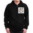 thumbnail image 1 of CafePress - Snowman Face Sweater Sweatshirt - Zip Hoodie, Classic Hooded Sweatshirt with Metal Zipper, 1 of 4